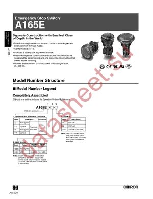 A165E-LS-24D-02 datasheet  